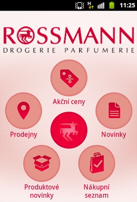 Rossman mobilni aplikace