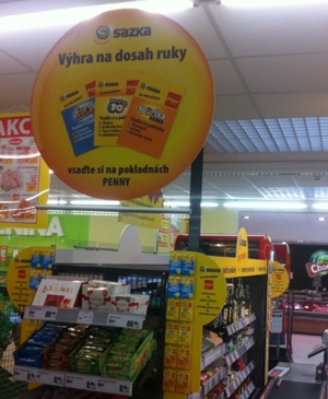 Sazku lze vsadit i na pokladnách v Penny