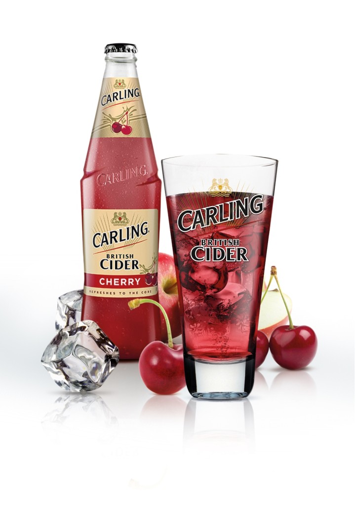 carling british cherry cider rozjíždí marketingovou kampaň